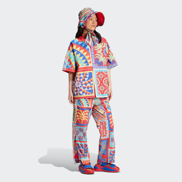 Azul Camisa adidas x Farm Rio