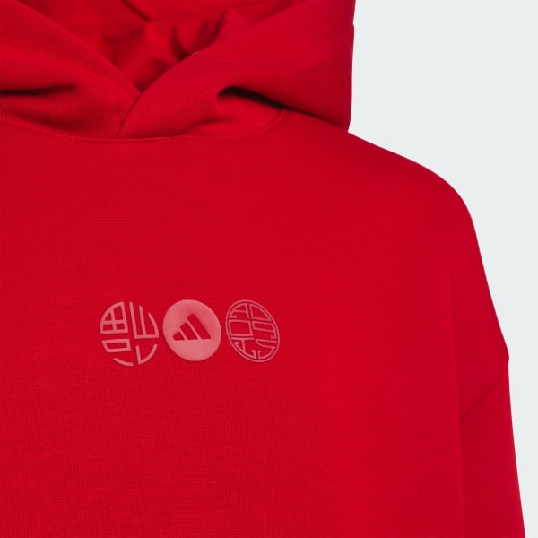 Red Chinese New Year Hoodie Kids
