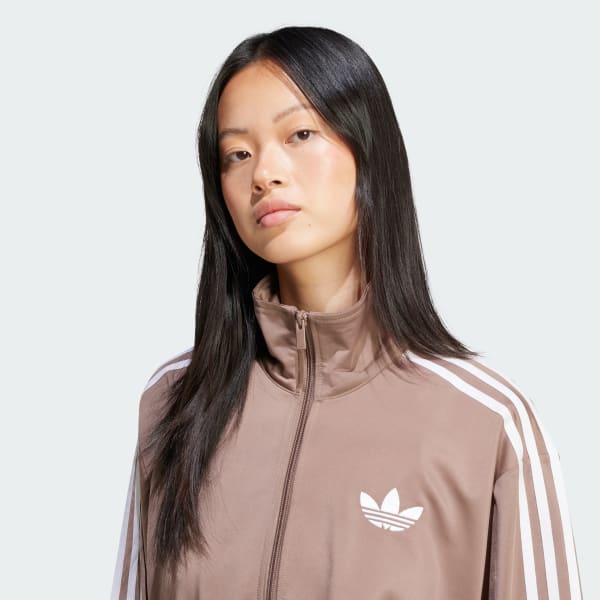 adidas Adicolor Classic Firebird Loose Track Top - Brown