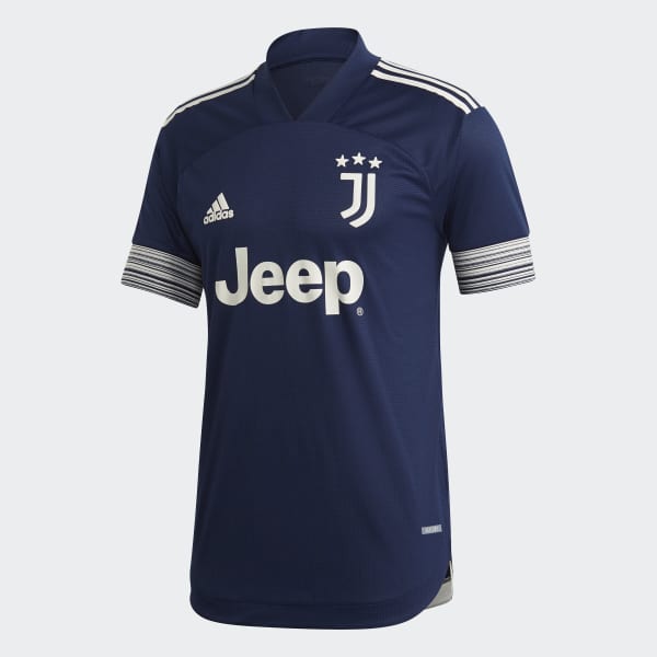 Azul Camiseta Visitante Oficial Juventus 20/21 (UNISEX)