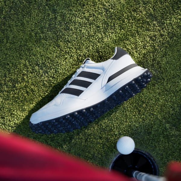 adidas S2G 26 LEATHER SPIKELESS GOLF SNEAKERS - White | Free
