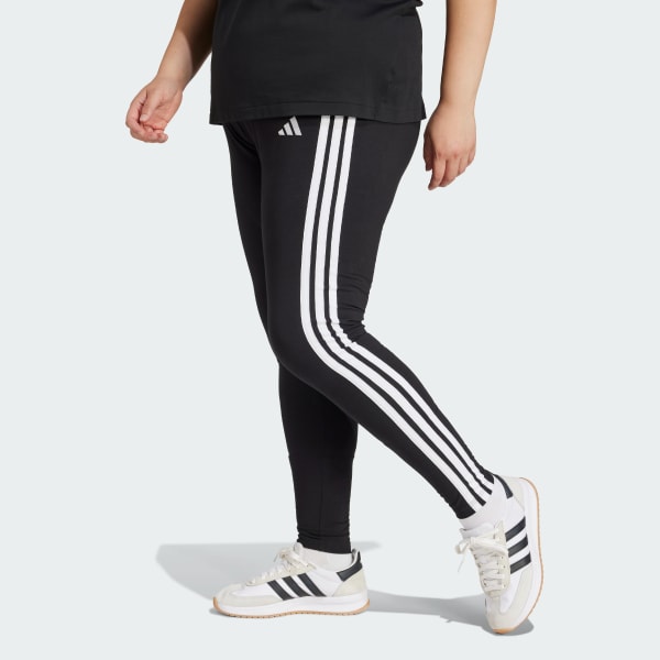 Nero Leggings Essentials 3-Stripes Cotton (Curvy)