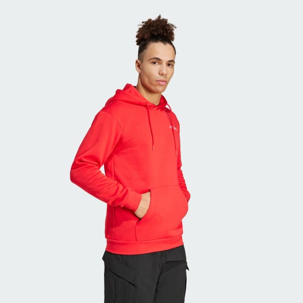Rojo Buzo con Capucha Terrex Multi Logo Pequeño