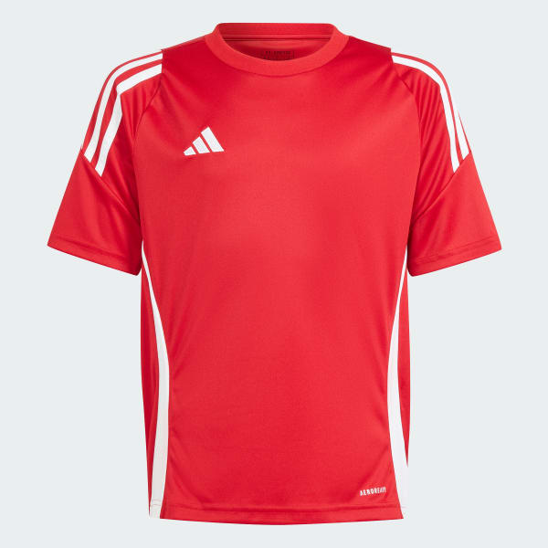 Adidas red soccer jersey store