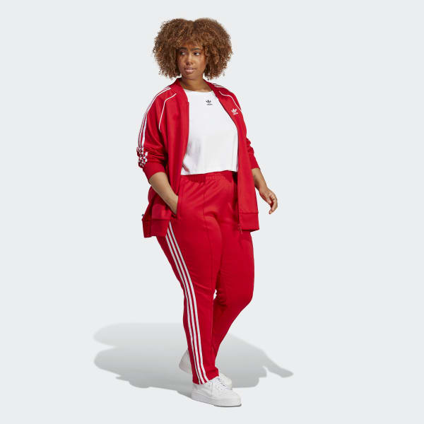 Rot adicolor Classics SST Originals Jacke – Große Größen