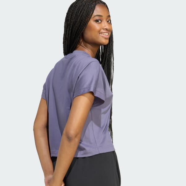 adidas ALL SZN Tee - Purple | Free Shipping with adiClub | adidas