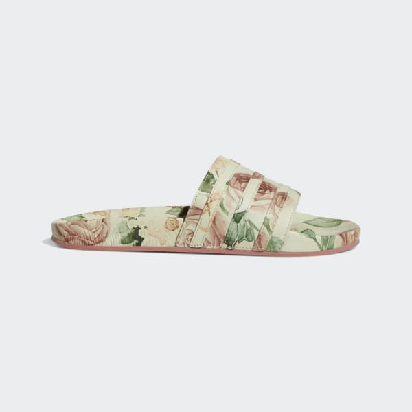 adidas floral slides