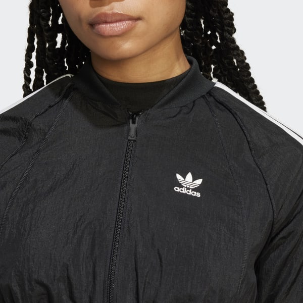 adidas Slim Crop Track Top Black adidas Thailand