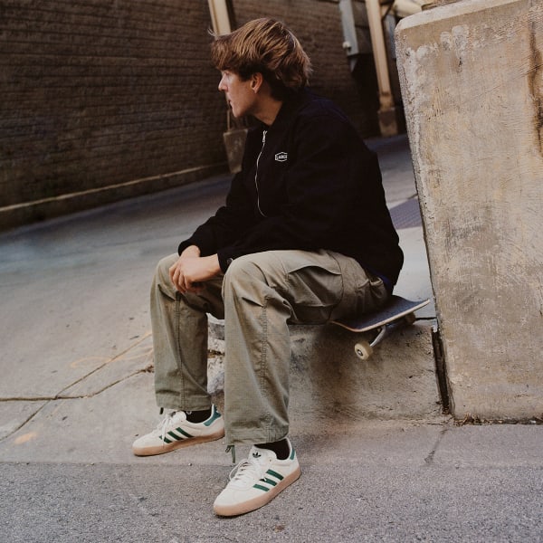adidas Gazelle ADV Shoes - White | Free Shipping with