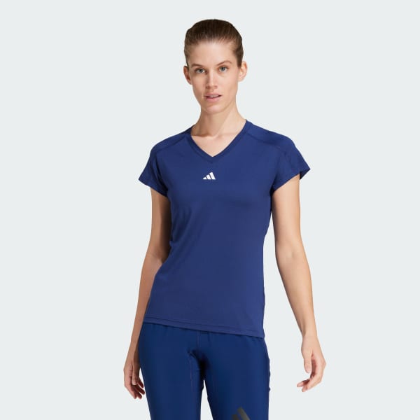 T-shirt col v adidas on sale