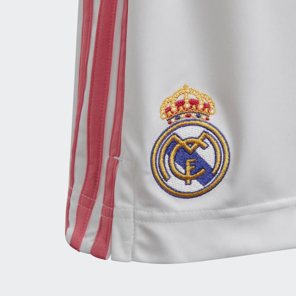 White Real Madrid 20/21 Home Shorts IHW24