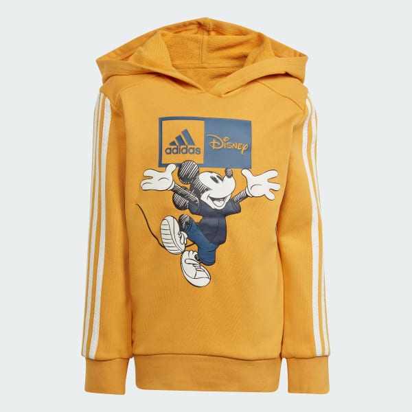 Gul adidas x Disney Mickey Mouse Hoodie and Jogger Set