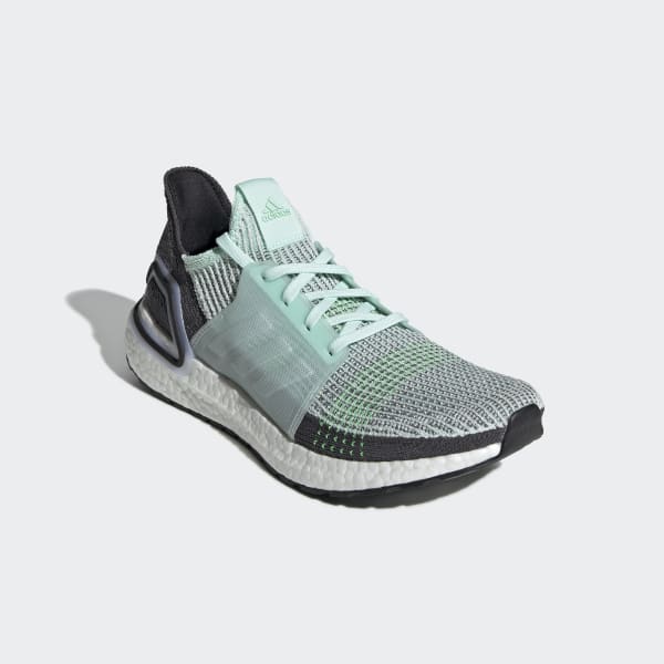 Men's Ultraboost 19 Mint and Grey Shoes 