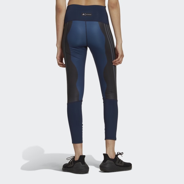 adidas Marimekko Run Icons 3-Stripes 7/8 Running Leggings - Blue