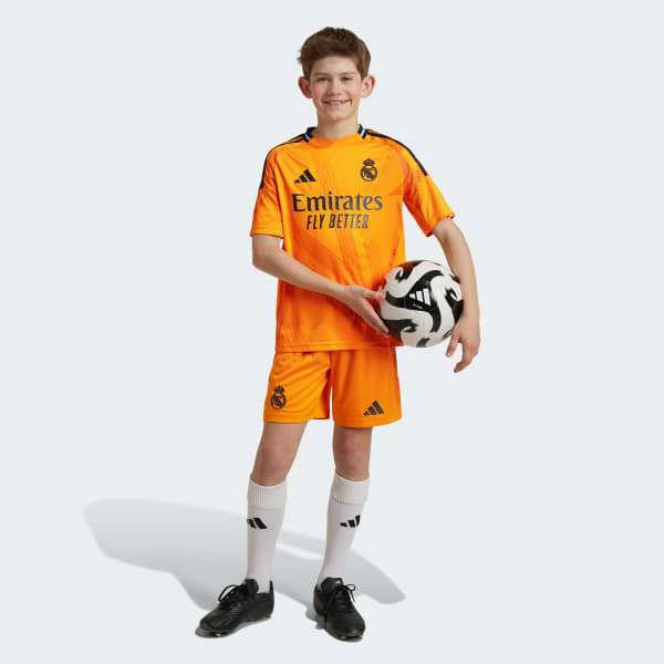 adidas Real Madrid 24 25 Away Shorts Kids Orange adidas Turkiye