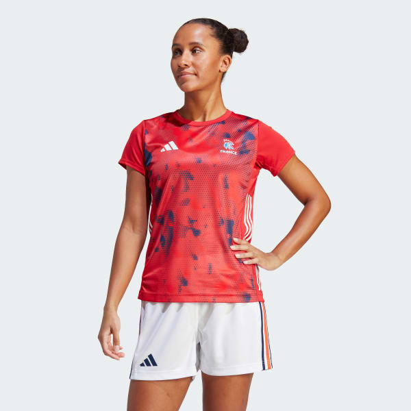 Czerwony France Handball Tee