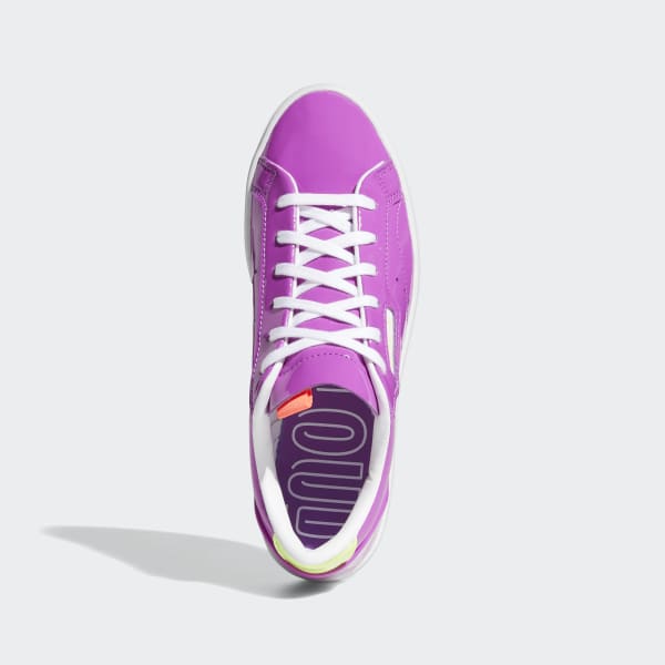 tenis adidas rosa com roxo