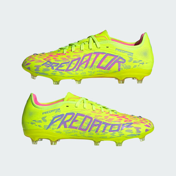 adidas Predator Pro Firm Ground Cleats - Green | Free