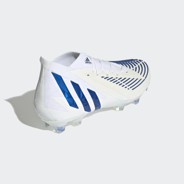 Blanco Zapatos de Fútbol Predator Edge.1 Terreno Firme LKX30