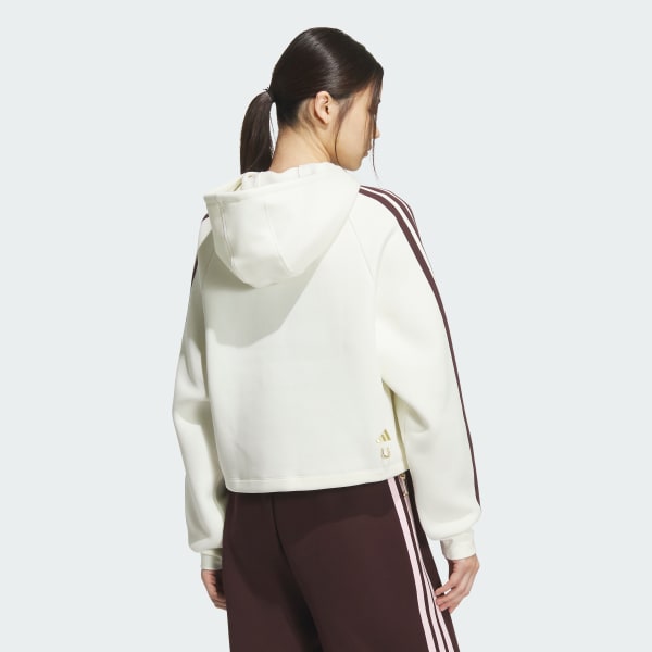 White LUNAR NEW YEAR HOODED SWEATSHIRT