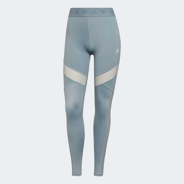 adidas Hyperglam High-Rise Long Tights - Grey | adidas Malaysia