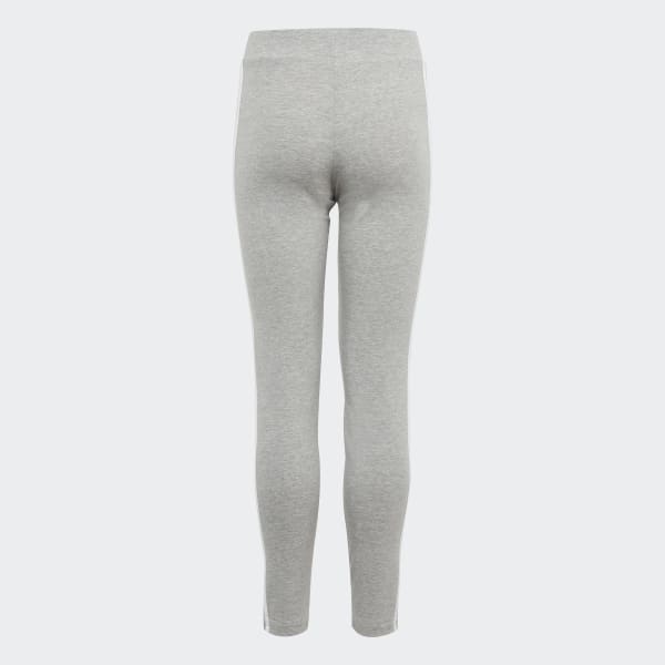 Cinza Legging Algodão Essentials 3-Stripes