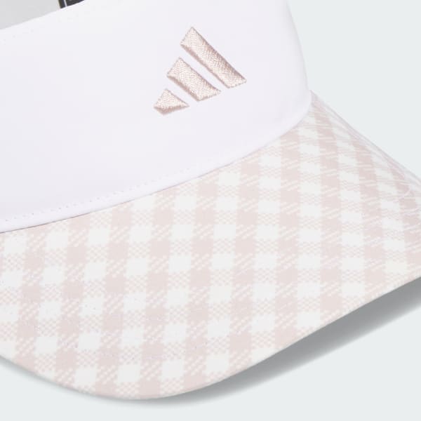 Weiss Tour Gingham Schirmmütze