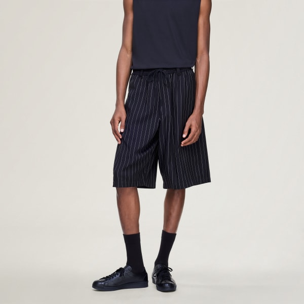 ブラック Y-3 PINSTRIPE SPORT UNIFORM SHORTS
