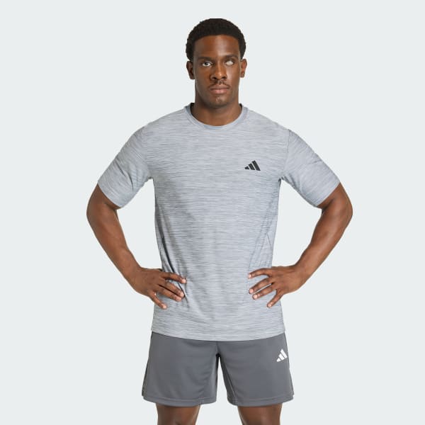 Grey WORKOUT ESSENTIALS FLEX T-SHIRT