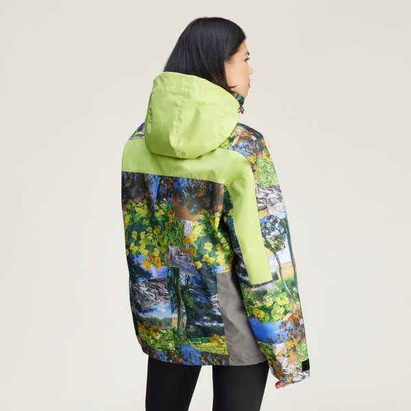 Green adidas by Stella McCartney TrueNature Earth Collage Backpack Jacket