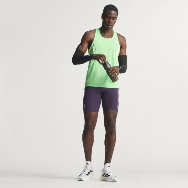 日本未発売 ADIZERO RUNNING SINGLET ADIDAS adidas Adizero NYC Running Singlet - Green | Free Shipping