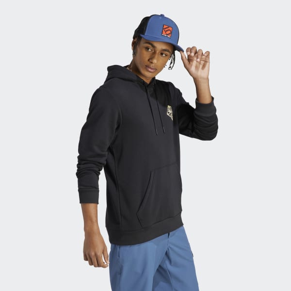 Schwarz Five Ten Graphic Hoodie