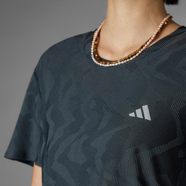 สีดำ เสื้อวิ่ง Ultimate HEAT.RDY Engineered