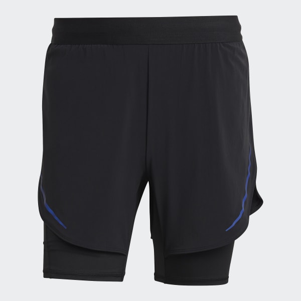 Negro Pantalón corto HEAT.RDY HIIT 2-in-1 Training