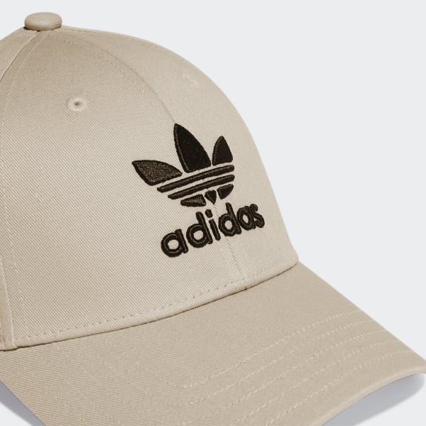 Beige Trefoil Baseball Caps