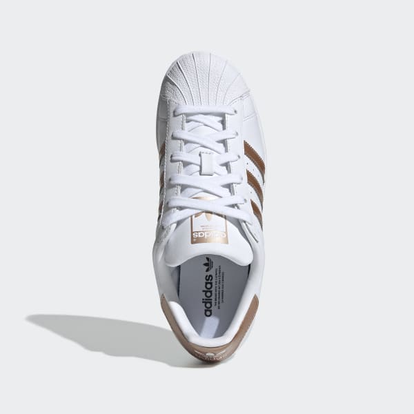 Adidas superstar shop weave dames wit