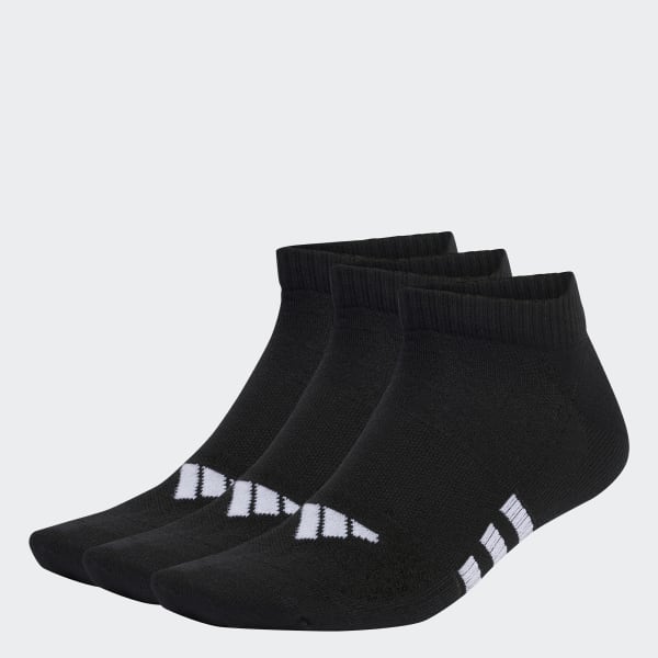 adidas Thin and Light No-Show Socks 3 Pairs - Black