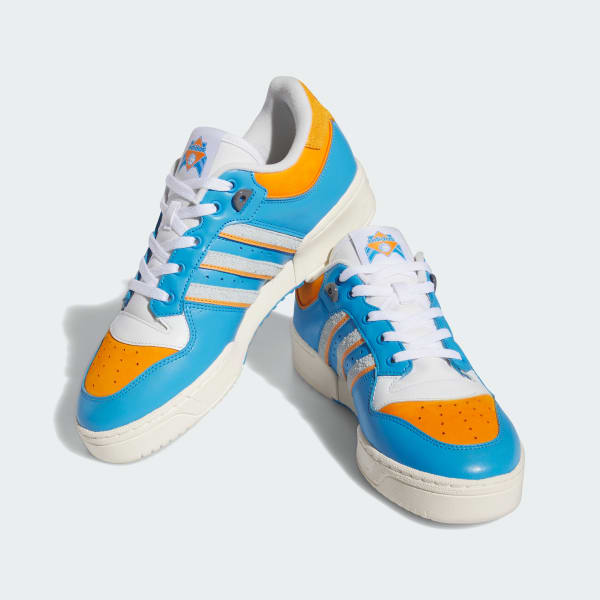 Blue adidas Rivalry Low Itchy