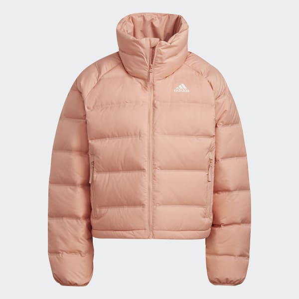 Pink Helionic Relaxed Fit Down Jacket IQG24