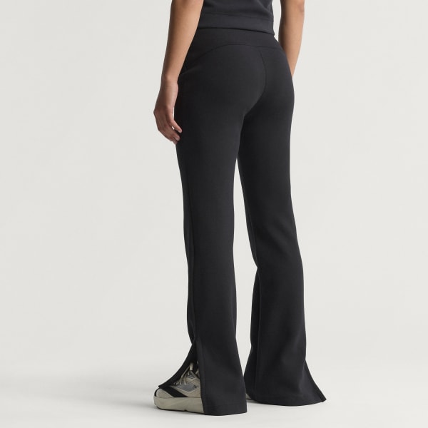 noir Pantalon évasé Soft Lux