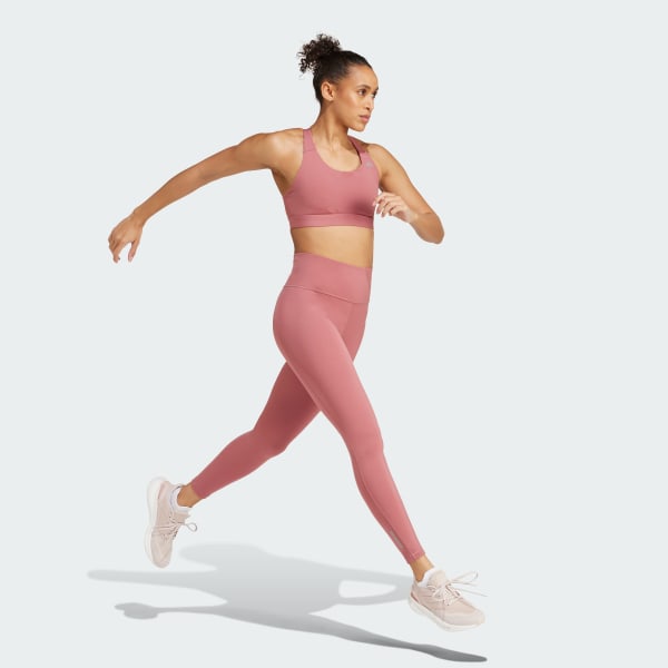 Pink Ultimateadidas Run Medium-Support Bra
