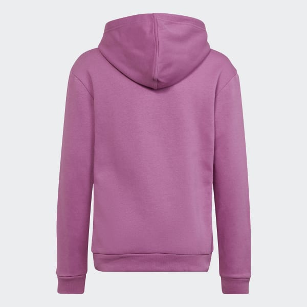 Purple Essentials Brand Love Print Warm Hoodie