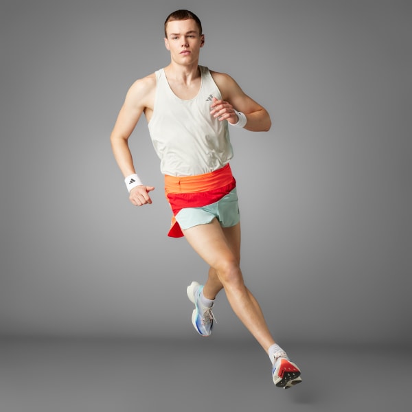 Red New York City Running Split Shorts