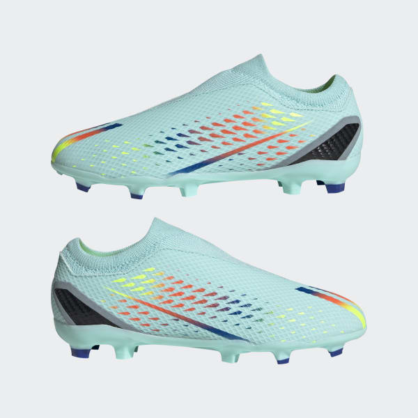 Adidas blue laceless boots clearance