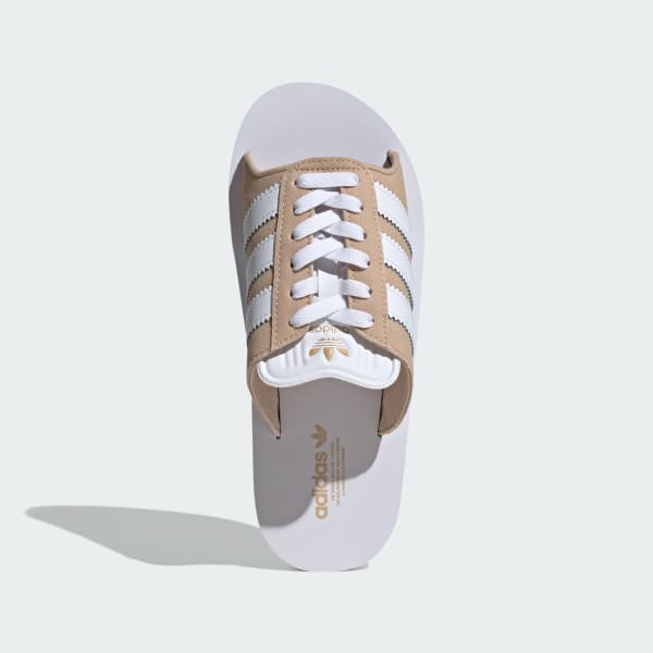 adidas Gazelle Beach Slides - Beige | adidas Singapore