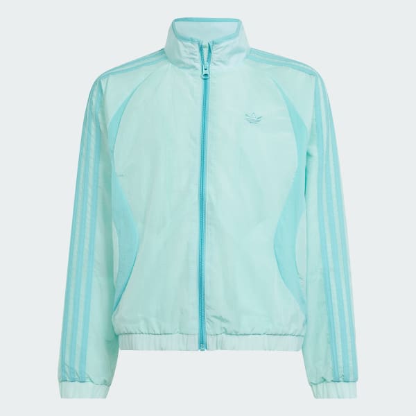 Turquoise Teamgeist Track Top Kids