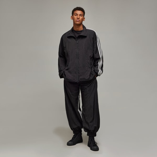 Zwart Y-3 3-Stripes Nylon Shell Jack