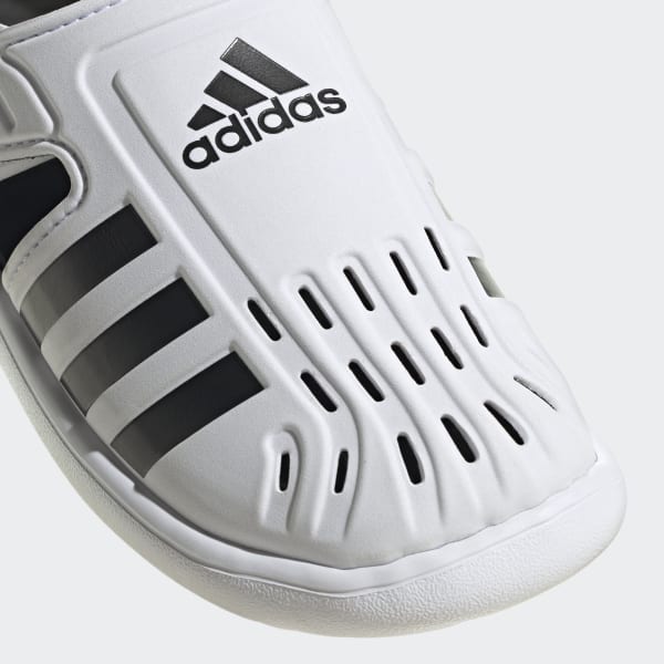 👟 adidas Summer US Water adidas Swim 👟 White Closed Kids\' | Toe Sandals - 