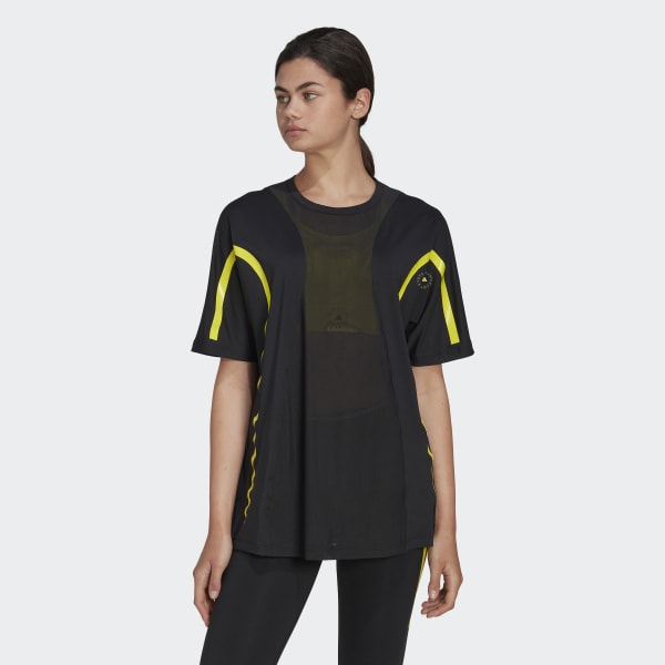 Schwarz adidas by Stella McCartney TruePace Running Loose T-Shirt IE185