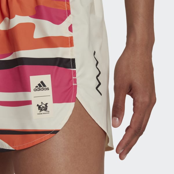 Μπεζ Thebe Magugu Run Fast Running Shorts MLU35